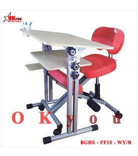 Bộ bàn ghế học sinh Okyou FF1S  WY-R