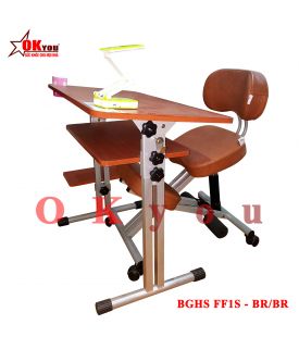 BỘ BÀN GHẾ HỌC SINH OKYOU FF1S BR/BR