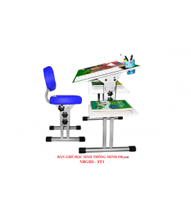 Bộ bàn ghế học sinh thông minh Okyou NBGHS -FF1