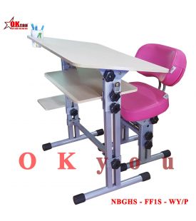 Bộ bàn ghế học sinh Okyou NBGHS FF1S  WY-P
