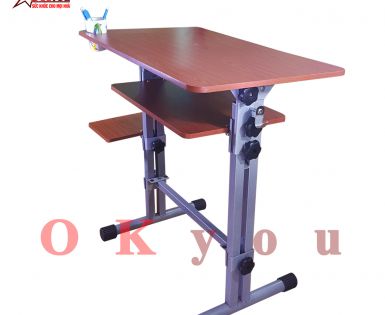 Bàn học sinh thông minh OKyou NBHS FF1S - BR (vân gỗ màu nâu )