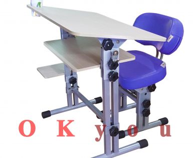 Bộ bàn ghế học sinh Okyou NBGHS FF1S  WY-BL