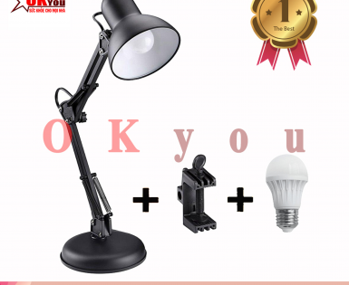 Đèn Pixar (Full Box)loại Lớn,cánh tay đòn dài 37cm x 2 gồm Đế+Kẹp+Bóng-Không áp dụng VOUCHER 150K